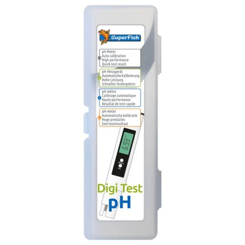 Superfish Digi Test PH-Messgerät Digital mit Kalibrierungspulver