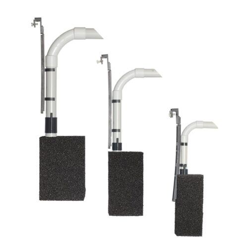 Luftheber Schnellfilter gerade blau